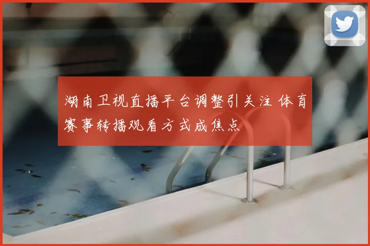 湖南卫视直播平台调整引关注 体育赛事转播观看方式成焦点
